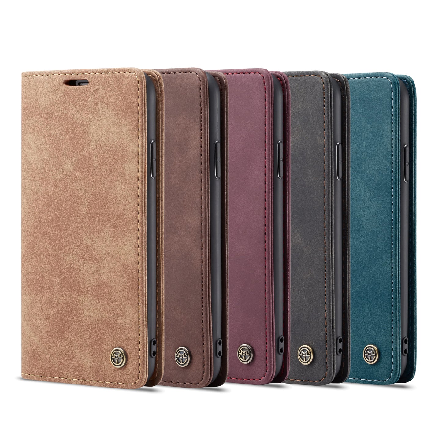 Book Classical Retro Leather Apple iPhone Xs Max Case Slim Wallet