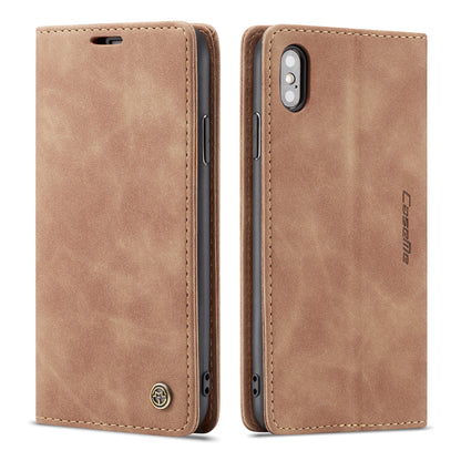 Book Classical Retro Leather Apple iPhone Xs Max Case Slim Wallet