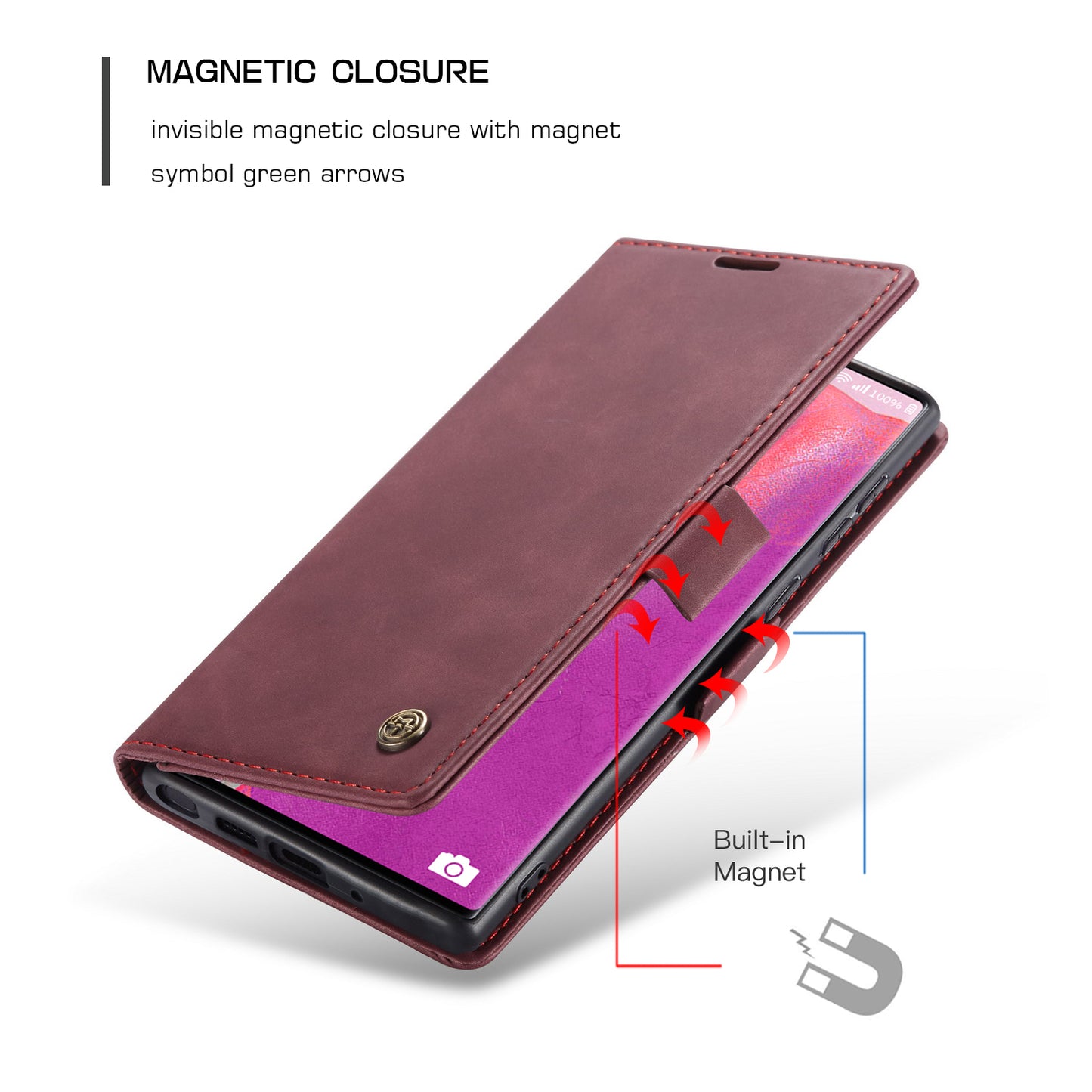 Book Classical Retro Leather Samsung Galaxy Note20 Case Slim Wallet