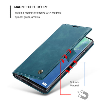 Book Classical Retro Leather Samsung Galaxy Note20 Ultra Case Slim