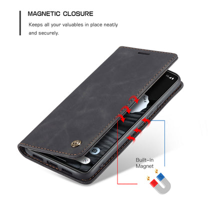 Book Classical Retro Leather Google Pixel 7 Case Slim Wallet Stand