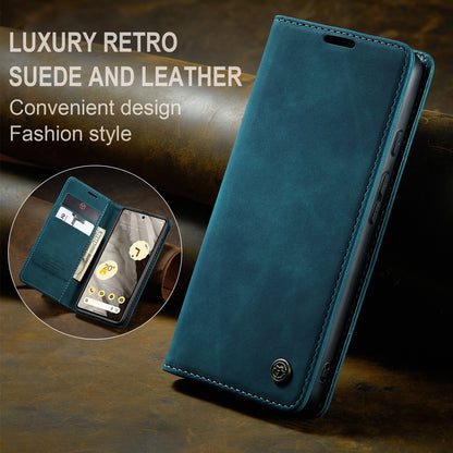 Book Classical Retro Leather Google Pixel 7A Case Slim Wallet Stand