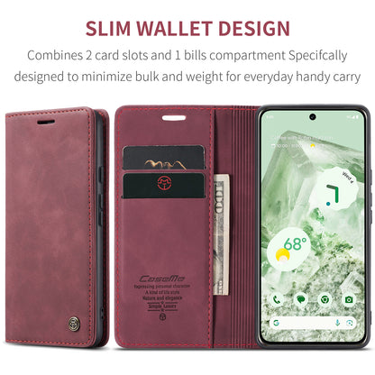 Book Classical Retro Leather Google Pixel 8A Case Slim Wallet Stand