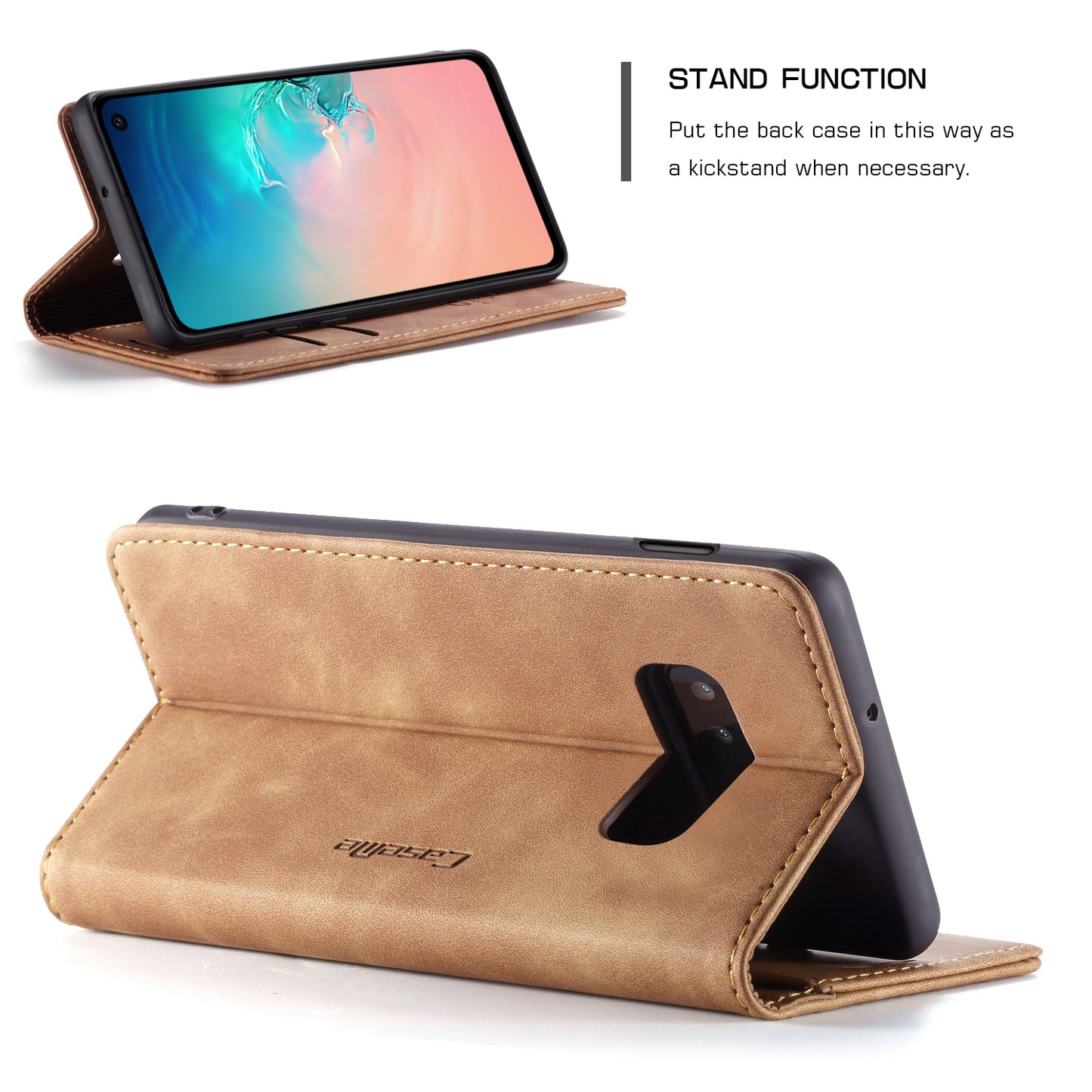 Book Classical Retro Leather Samsung Galaxy S10e Case Slim Wallet