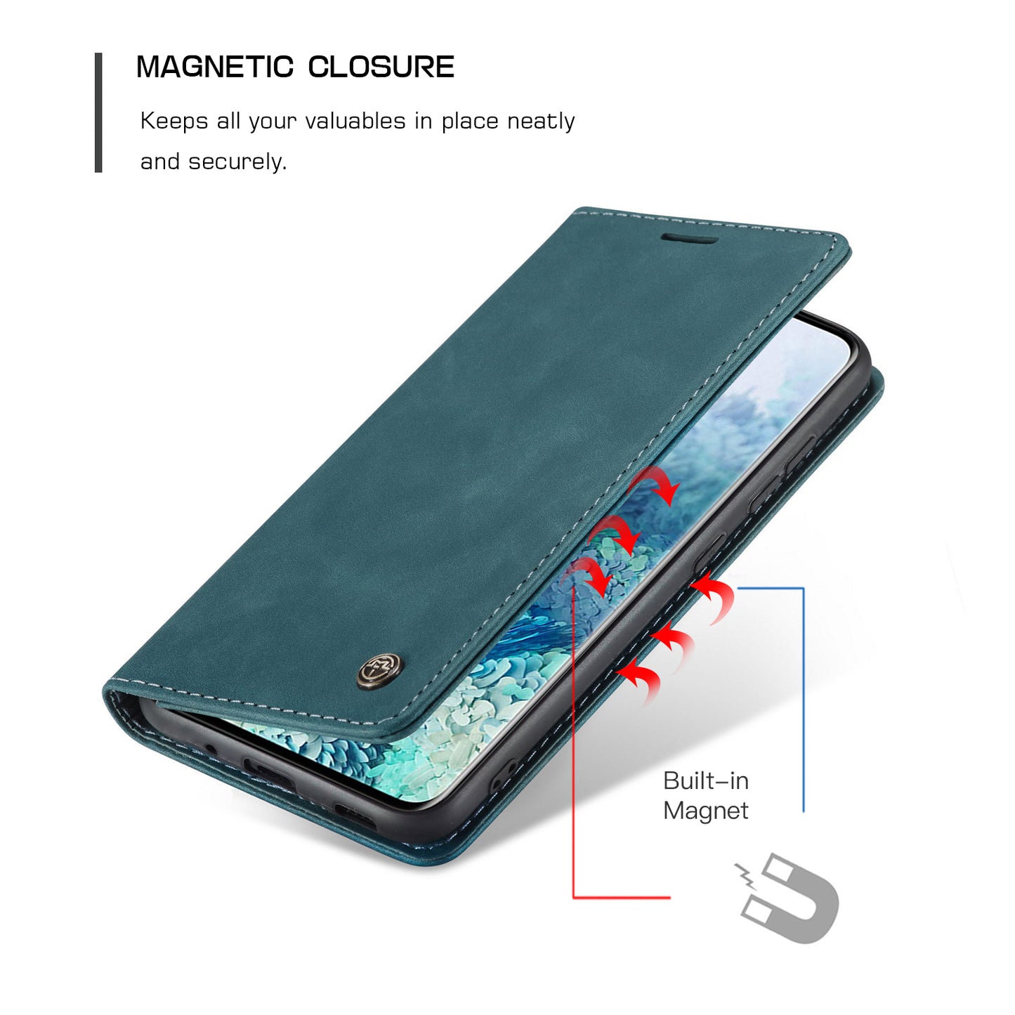 Book Classical Retro Leather Samsung Galaxy S20+ Case Slim Wallet