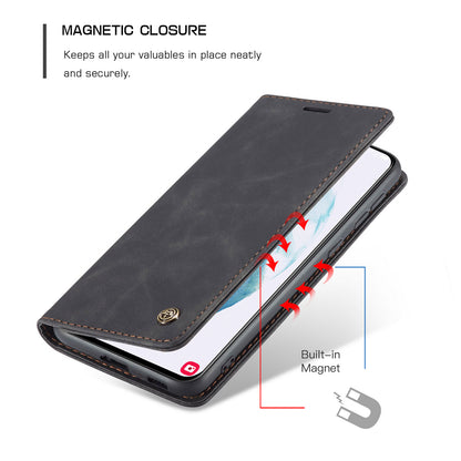 Book Classical Retro Leather Samsung Galaxy S21 FE Case Slim Wallet