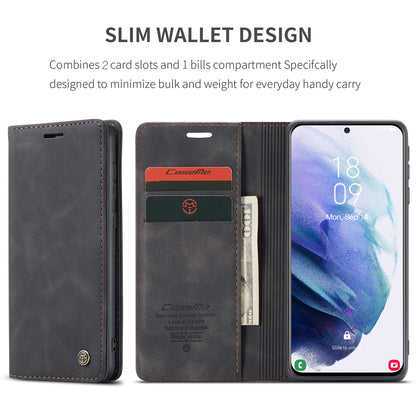 Book Classical Retro Leather Samsung Galaxy S21 FE Case Slim Wallet