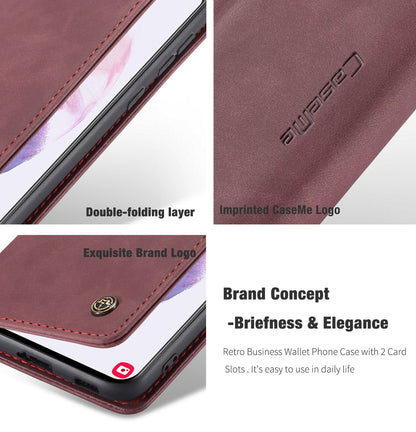 Book Classical Retro Leather Samsung Galaxy S21+ Case Slim Wallet