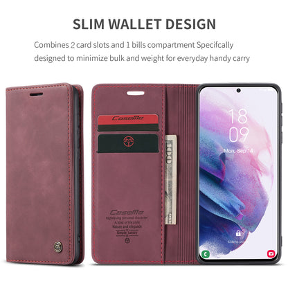 Book Classical Retro Leather Samsung Galaxy S21+ Case Slim Wallet