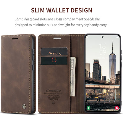 Book Classical Retro Leather Samsung Galaxy S22+ Case Slim Wallet