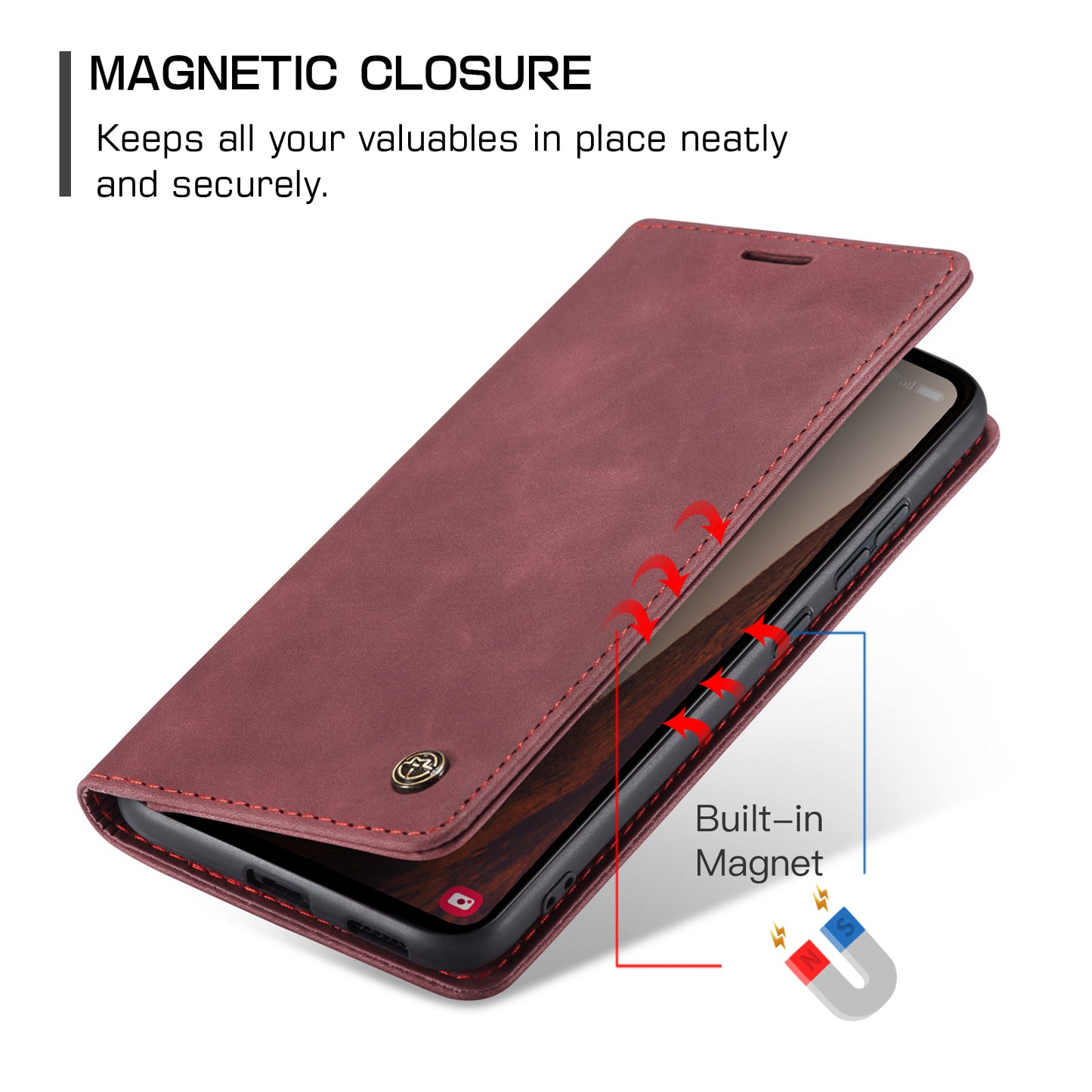 Book Classical Retro Leather Samsung Galaxy S23 FE Case Slim Wallet