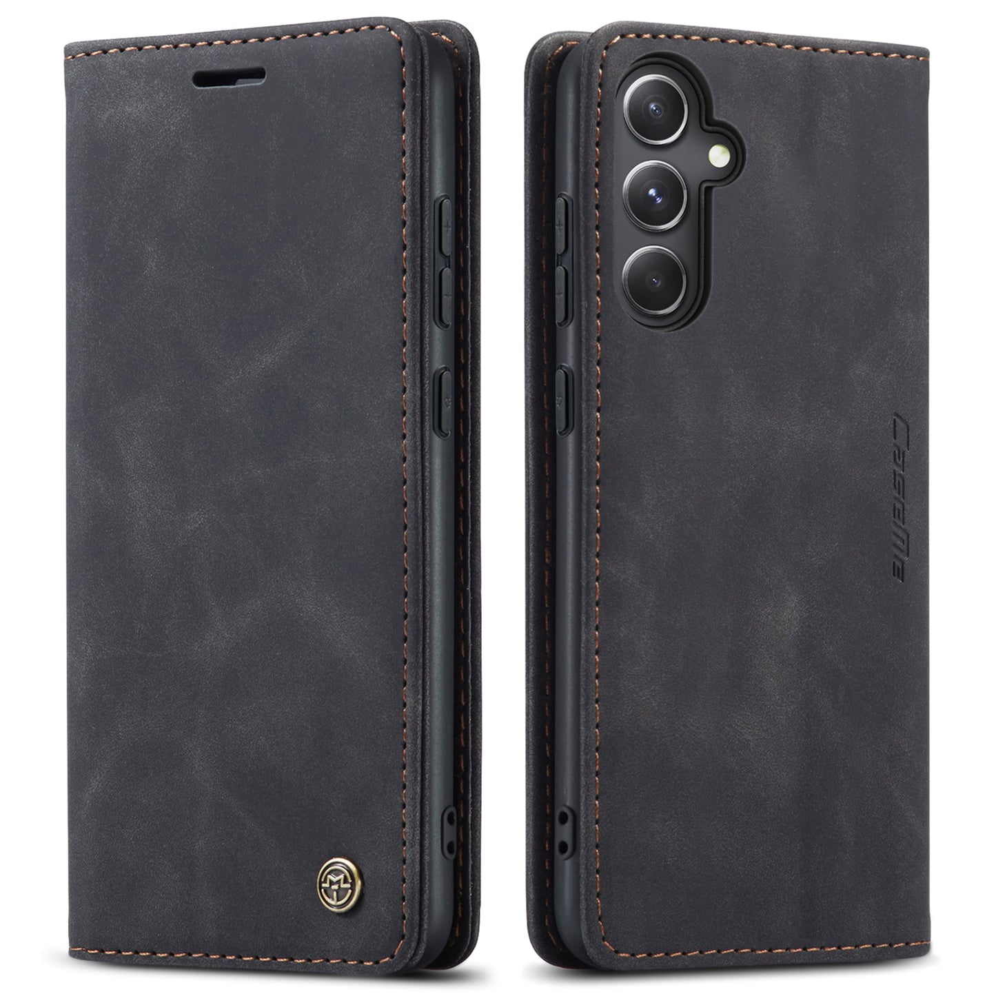 Book Classical Retro Leather Samsung Galaxy S23 FE Case Slim Wallet