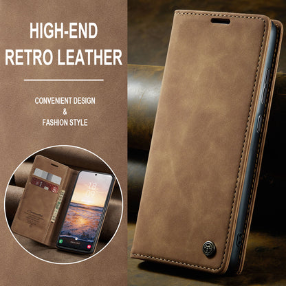 Book Classical Retro Leather Samsung Galaxy S23+ Case Slim Wallet