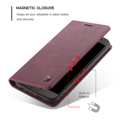 Book Classical Retro Leather Samsung Galaxy S7 Case Slim Wallet