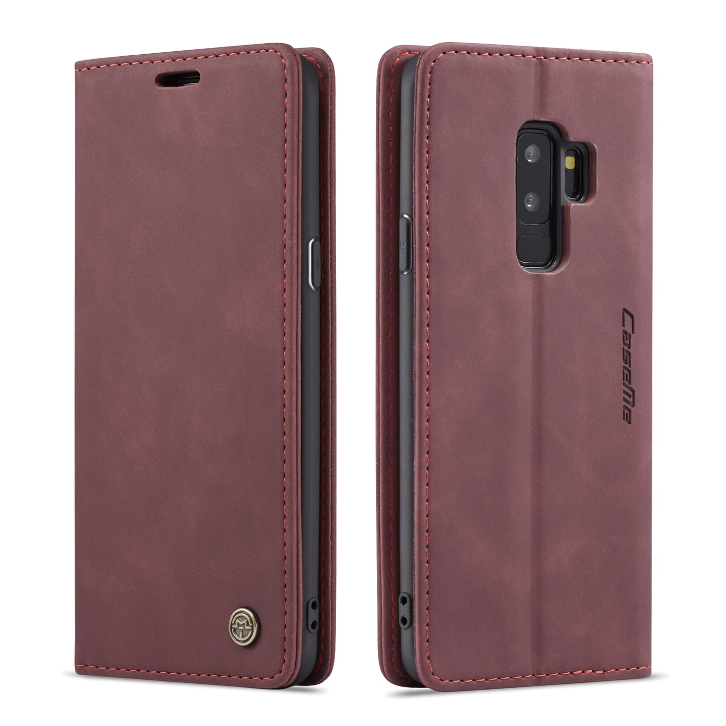 Book Classical Retro Leather Samsung Galaxy S9+ Case Slim Wallet