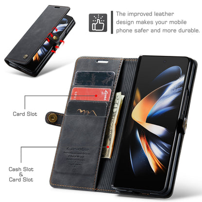 Book Classical Retro Leather Samsung Galaxy Z Fold4 Case Slim Wallet