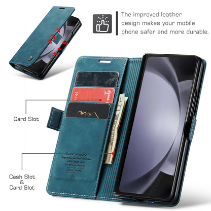 Book Classical Retro Leather Samsung Galaxy Z Fold5 Case Slim Wallet