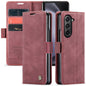 Book Classical Retro Leather Samsung Galaxy Z Fold5 Case Slim Wallet