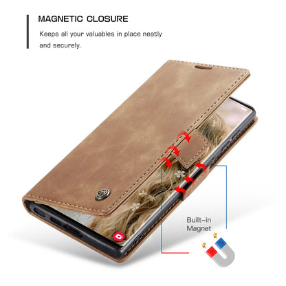 Book Classical Retro Leather Samsung Galaxy S23 Ultra Case Slim Wallet