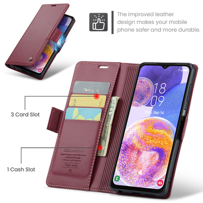 Butterfly Clasp Leather Samsung Galaxy A23 Case Wallet TPU Stand