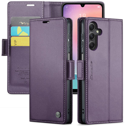 Butterfly Clasp Leather Samsung Galaxy A24 Case Wallet TPU Stand