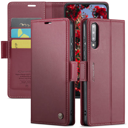 Butterfly Clasp Leather Samsung Galaxy A30s Case Wallet TPU Stand