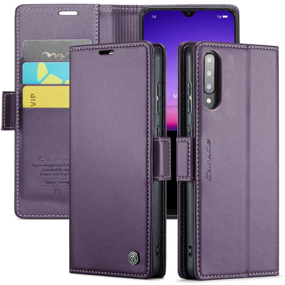 Butterfly Clasp Leather Samsung Galaxy A30s Case Wallet TPU Stand