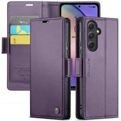 Butterfly Clasp Leather Samsung Galaxy A54 Case Wallet TPU Stand