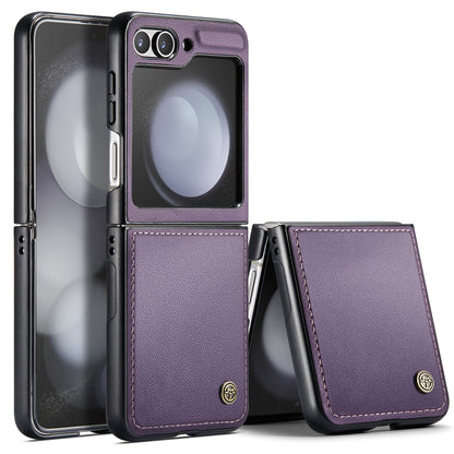 Butterfly Clasp Leather Samsung Galaxy Z Flip5 Case Wallet TPU Stand