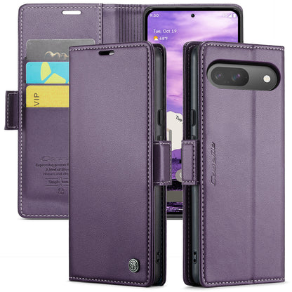 Butterfly Clasp Leather Google Pixel 9 Case Wallet TPU Stand