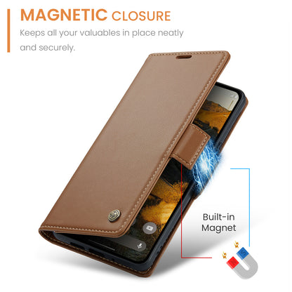 Butterfly Clasp Leather Google Pixel 9 Pro XL Case Wallet TPU Stand