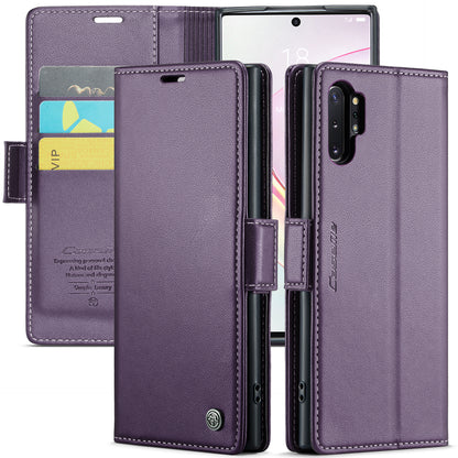 Butterfly Clasp Leather Samsung Galaxy Note10+ Case Wallet TPU Stand