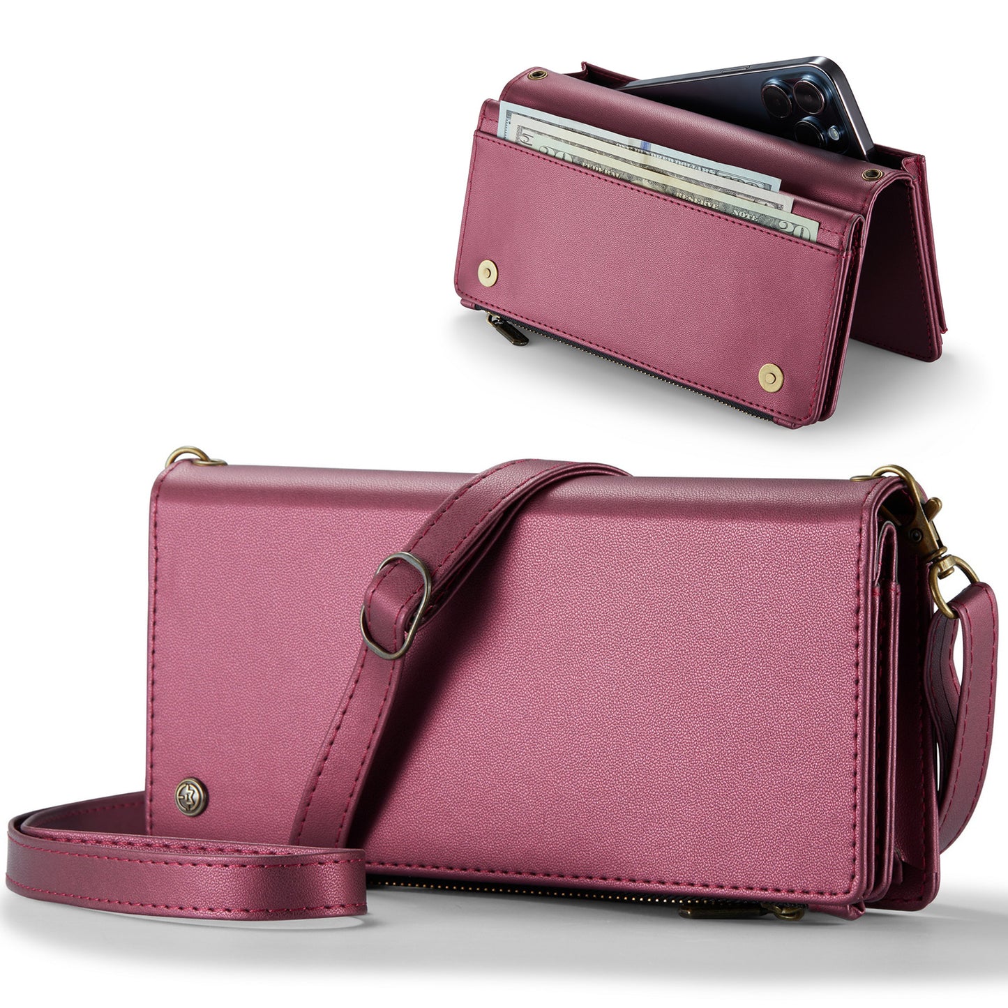 Women Diagonal Strap Galaxy S20 FE Bag Cash Card Slots