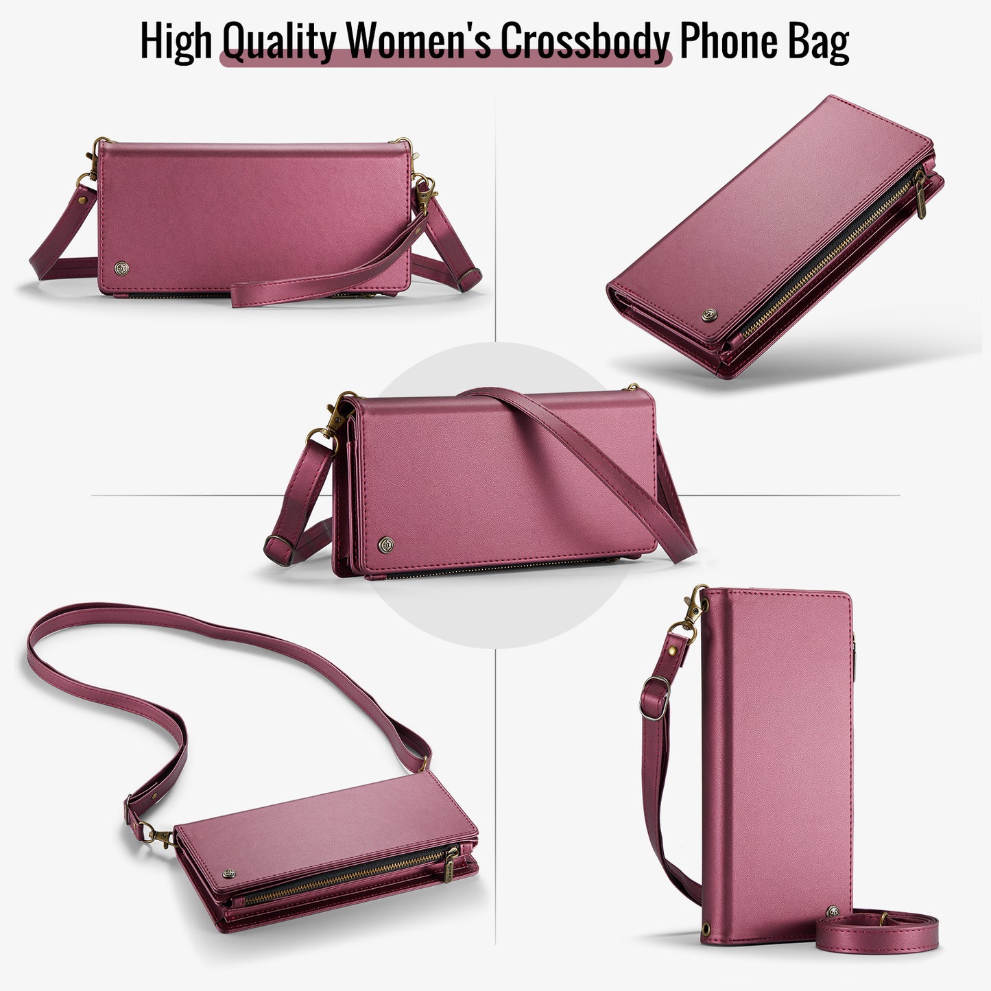 Women Diagonal Strap Samsung Galaxy A52s Bag Cash Card Slots