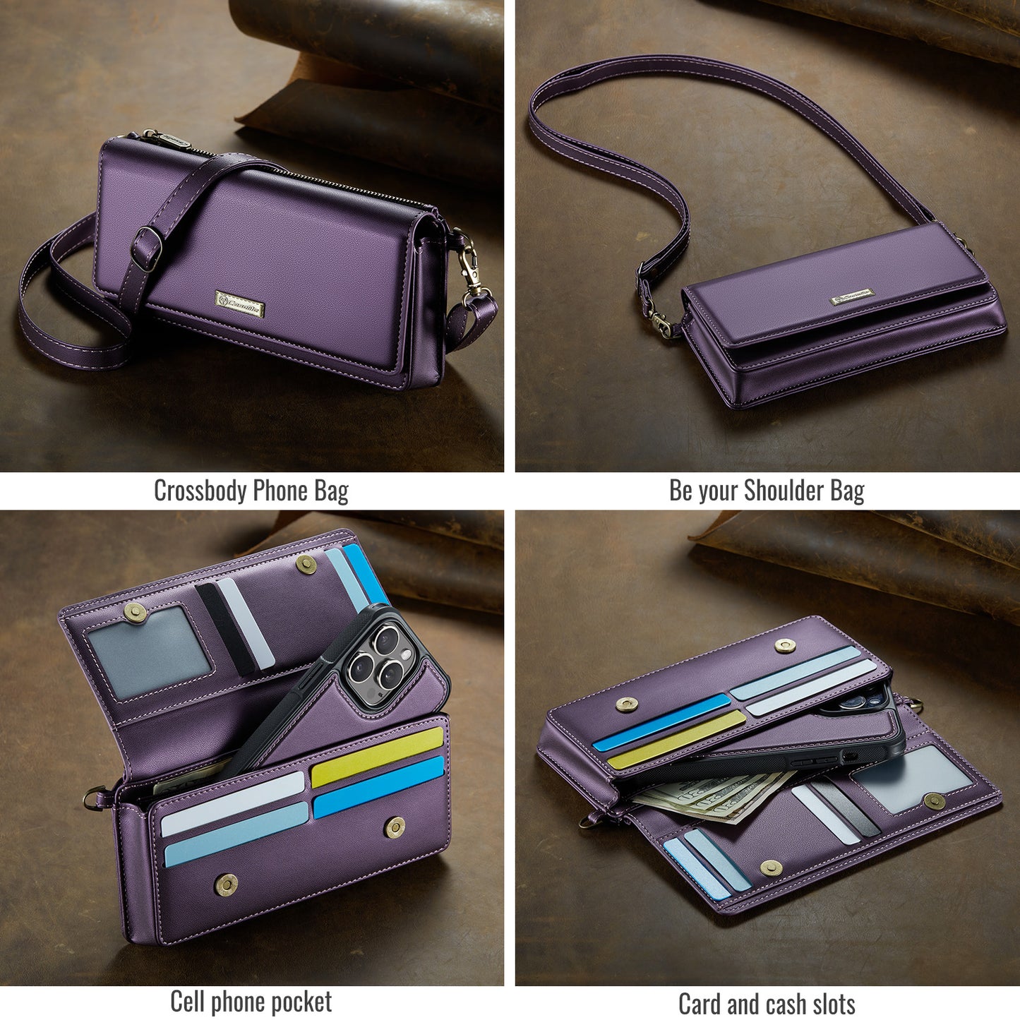 Women Elegance Samsung Galaxy S22+ Bag Underarm Hand Shoulder Strap