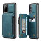 Wrist Strap Leather Card Holder Zipper Samsung Galaxy S20+ Case Back