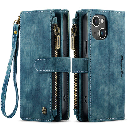 Multi-card Hand Strap iPhone 16 Case Double Fold Stand