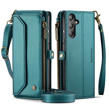 Women Shoulder Bag Samsung Galaxy A14 Case Card Slots Buckle Pockets