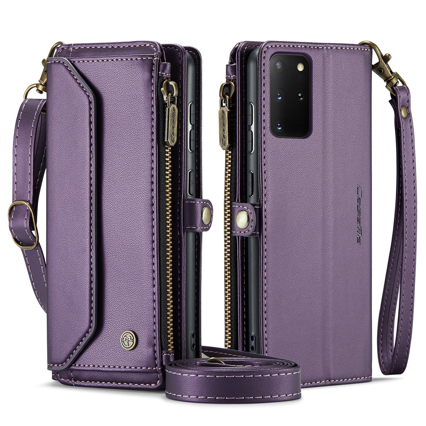 Women Shoulder Bag Samsung Galaxy S20+ Case Card Slots Buckle Pockets