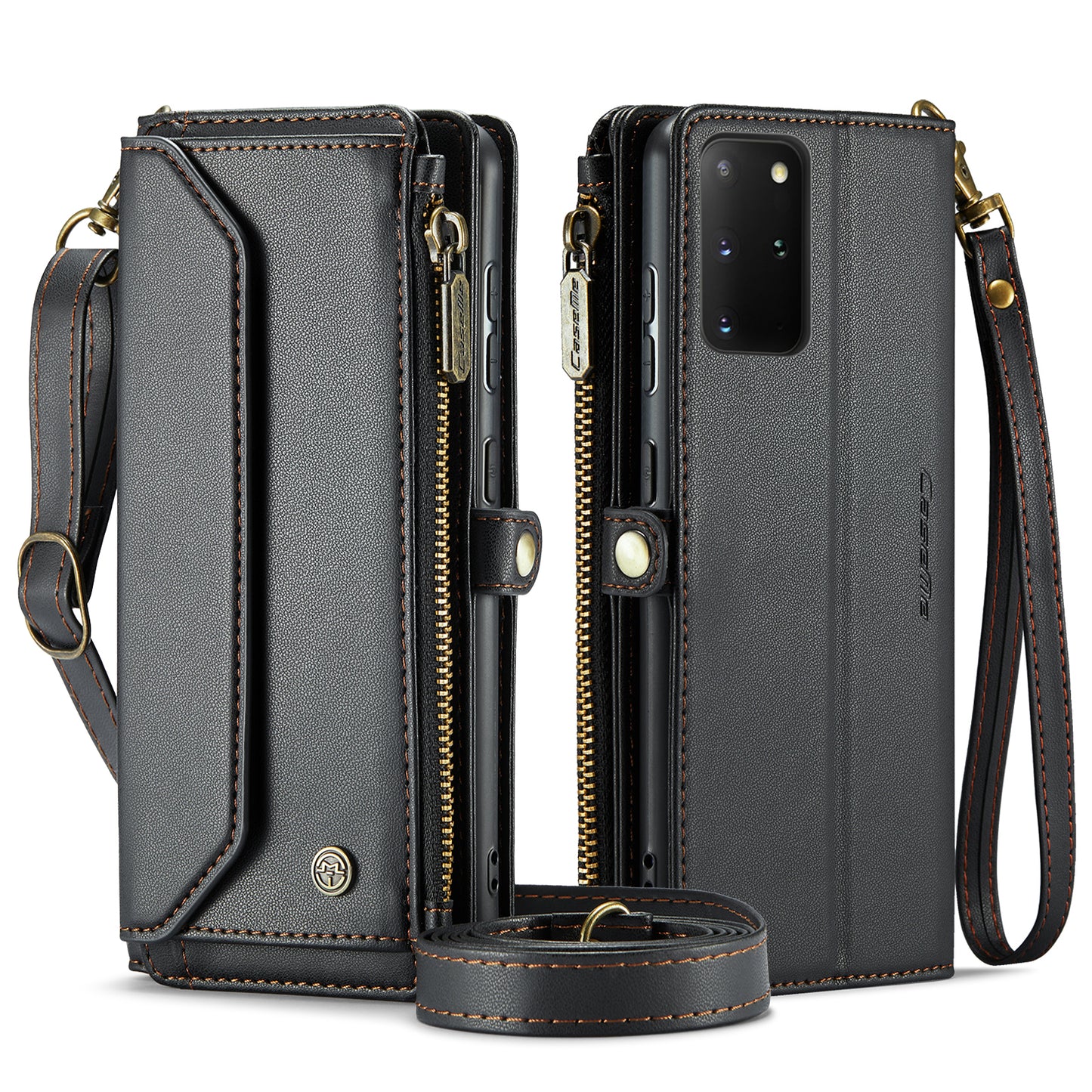 Women Shoulder Bag Samsung Galaxy S20+ Case Card Slots Buckle Pockets