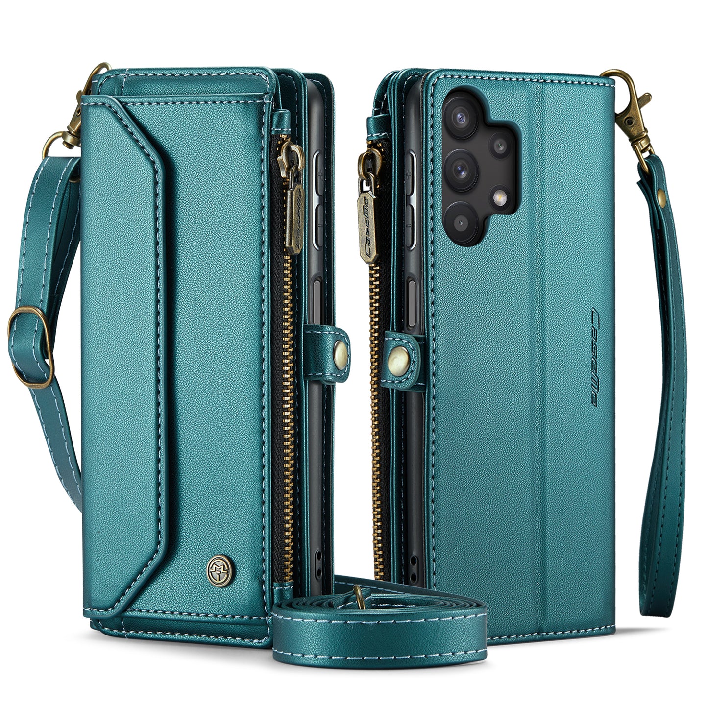 Women Shoulder Bag Samsung Galaxy A32 Case Card Slots Buckle Pockets