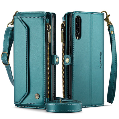 Women Shoulder Bag Samsung Galaxy A30s Case Card Slots Buckle Pockets