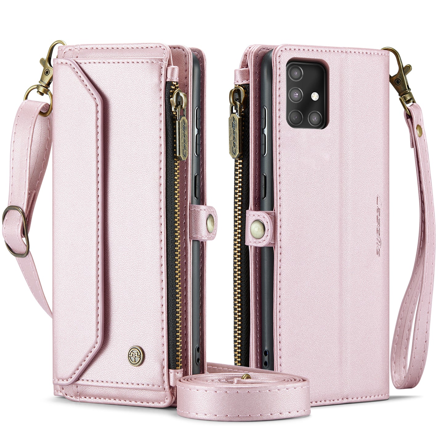 Women Shoulder Bag Samsung Galaxy A51 Case Card Slots Buckle Pockets