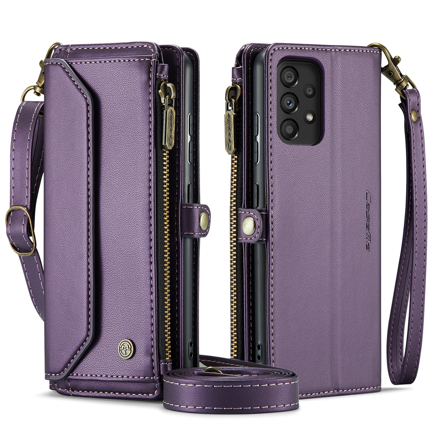 Women Shoulder Bag Samsung Galaxy A52s Case Card Slots Buckle Pockets