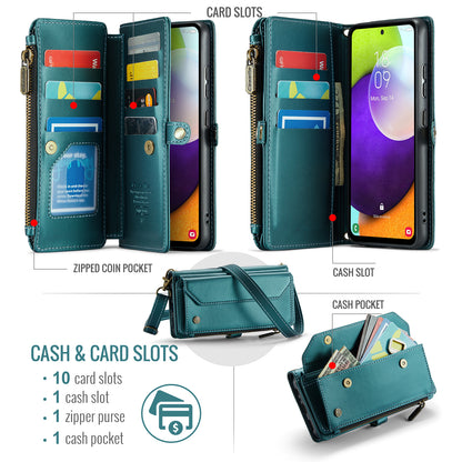 Women Shoulder Bag Samsung Galaxy A52s Case Card Slots Buckle Pockets