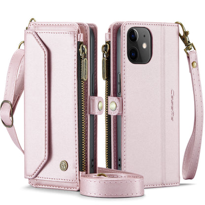 Women Shoulder Bag Apple iPhone 12 Mini Case Card Slots Buckle Pockets