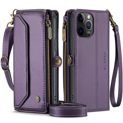 Women Shoulder Bag iPhone 12 Pro Max Case Card Slots Buckle Pockets