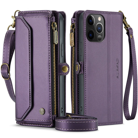 Women Shoulder Bag iPhone 12 Pro Max Case Card Slots Buckle Pockets