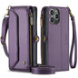 Women Shoulder Bag iPhone 14 Pro Max Case Card Slots Buckle Pockets