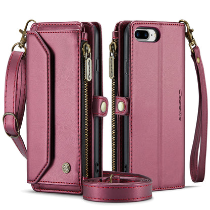 Women Shoulder Bag Apple iPhone 6s Plus Case Card Slots Buckle Pockets